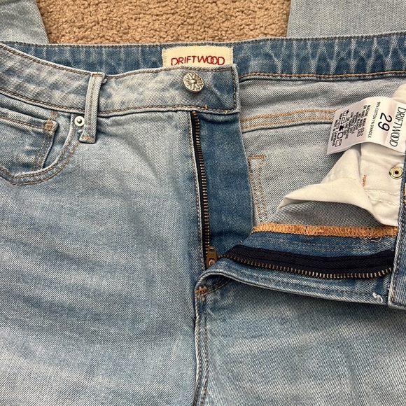 DRIFTWOOD Gizelle High Rise Embroidered Girlfriend Skinny Jeans Size 29 - Picture 6 of 9